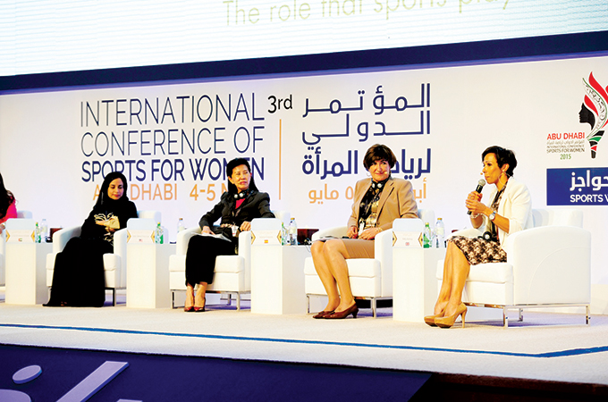  International sportswomen lend success to event